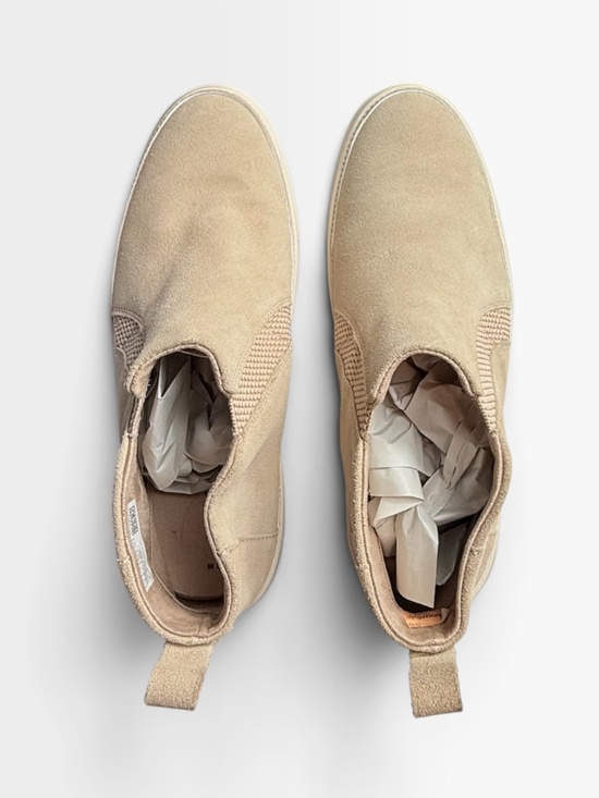 Toms Shoes - Toms Bryce Suede Slip on Booties Women's Size 9 High Top Tan